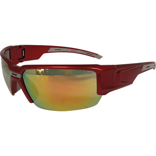 Hartley™ Safety Glasses, Red Lens, Meets/Exceeds CSA Z94.3