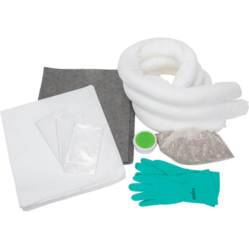 Spill Kit, Oil Only/Universal, Bag, 10 US gal. Absorbancy