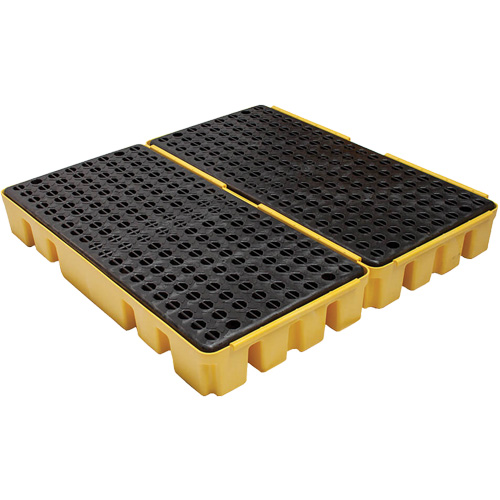 Low Profile Spill Pallet, 51 US gal. Spill Capacity, 49" x 48" x 6.5"