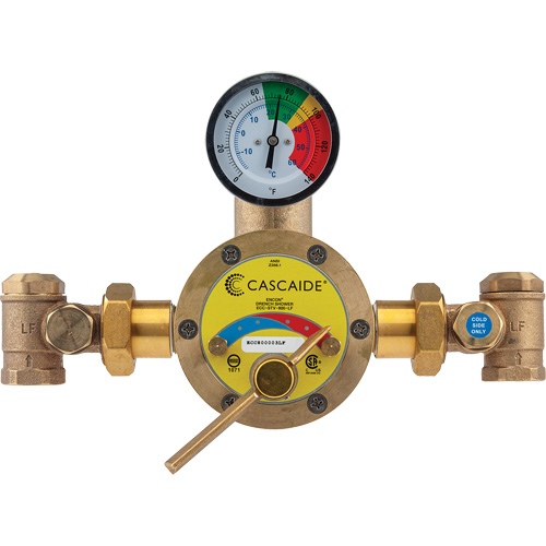 Mixing Valve for Exposed Assembly of Drench or Combination Emergency Shower, 56 GPM