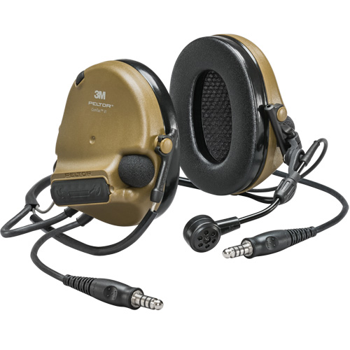 Peltor™ ComTac™ VI NIB Dual Lead Headset, Neckband Style, 22 dB
