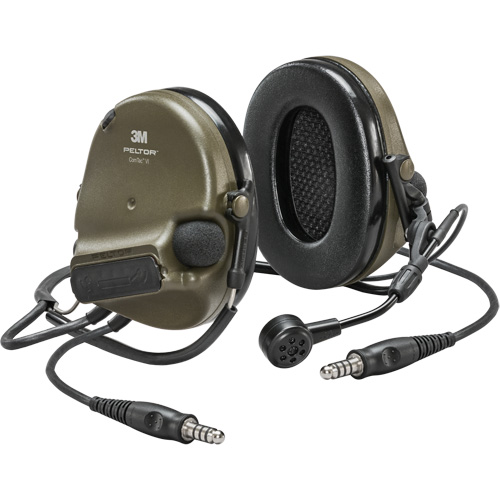 Peltor™ ComTac™ VI NIB Dual Lead Headset, Neckband Style, 22 dB