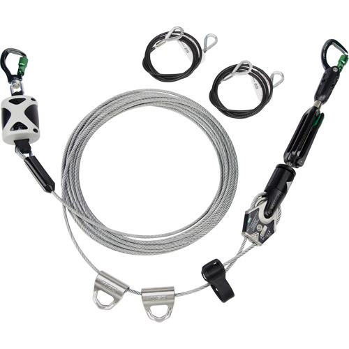 Temporary Horizontal Lifeline, Galvanized Cable