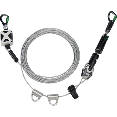 Temporary Horizontal Lifeline, Galvanized Cable