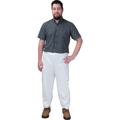 Disposable Pants, Microporous, Large, White