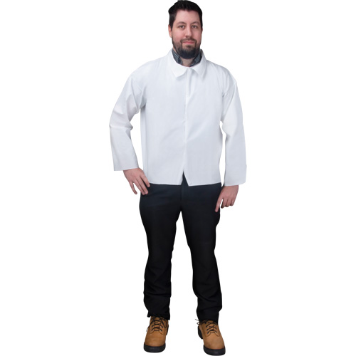Disposable Shirt, Microporous, Small, White