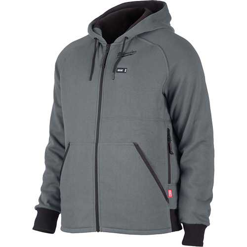 M12™ Heated Hoodie Kit, Men's, 3X-Large, Grey, Polyester