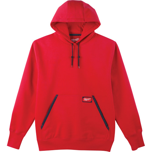 Heavy-Duty Pullover Hoodie, Men's, Small, Red