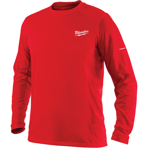 Workskin™ Long Sleeve Shirt, Men's, Medium, Red