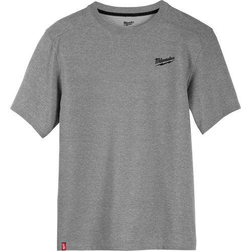 Hybrid Work Tee Shirt, Men's, Small, Grey