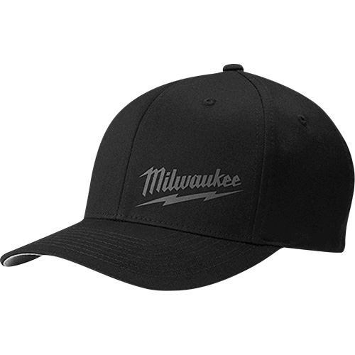 Flexfit® Fitted Hat - Large/X-Large, Black, Poly-Cotton
