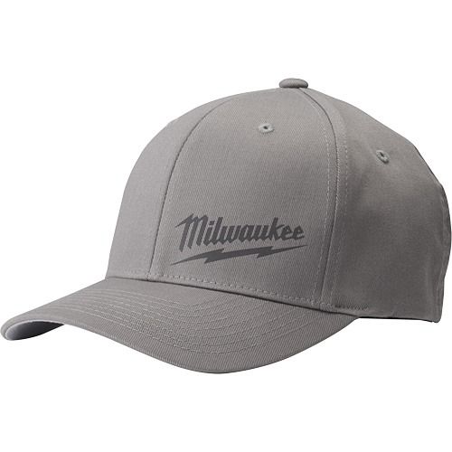 Flexfit® Fitted Hat - Small/Medium, Grey, Poly-Cotton