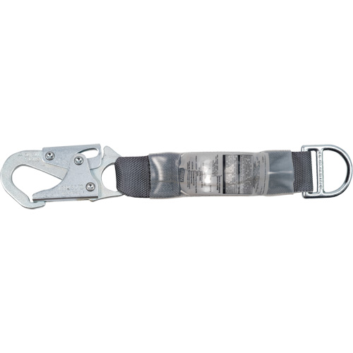 V-Series™ Standard Energy Absorbing Lanyard, Snap Hook Center, Snap Hook Leg Ends, Polyester