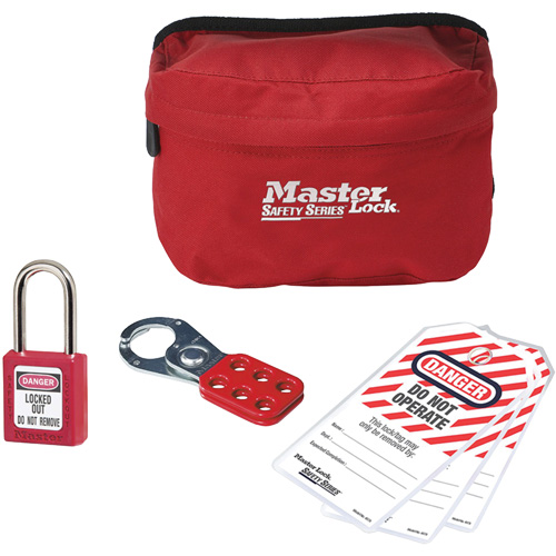 Personal Lockout Kit with Zenex™ Thermoplastic Padlock, 6 Components