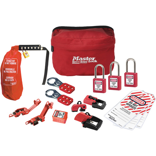 Premier Lockout Kit with Zenex™ Thermoplastic Locks, Electrical Kit, 16 Components