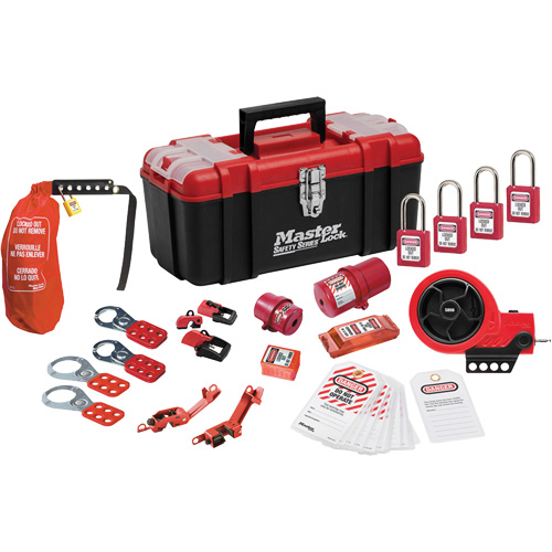 Premier Lockout Kit with Zenex™ Thermoplastic Locks, Electrical Kit, 21 Components
