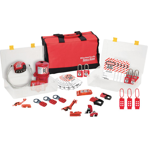 Premier Lockout Kit with Zenex™ Thermoplastic Locks, Electrical Kit, 27 Components