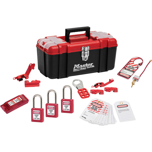 Standard Lockout Kit with Zenex™ Thermoplastic Locks, Electrical Kit, 14 Components
