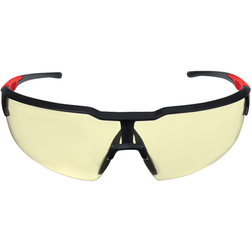 Safety Glasses, Yellow Lens, Anti-Fog/Anti-Scratch, ANSI Z87+/Meets/Exceeds CSA Z94.3