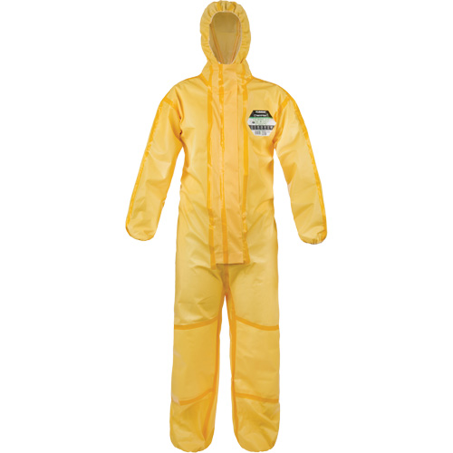 ChemMax® 1 Coveralls, Polyethylene/Polypropylene, Small, Yellow