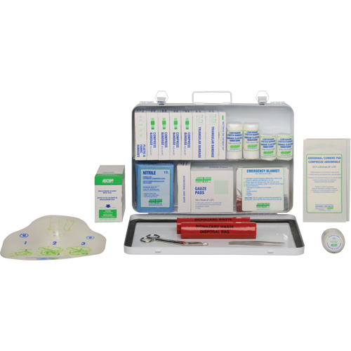 First Aid Kit, Meets CSA Z1220-17 Type 2 Low-Risk Environment, Medium (26-50 Workers)