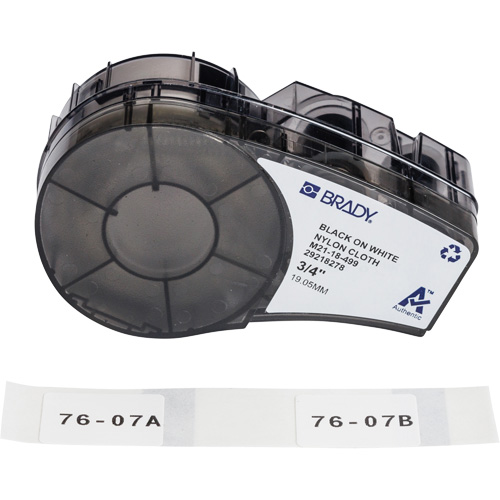 Aggressive Adhesive Multi-Purpose Labels with Ribbon, Black