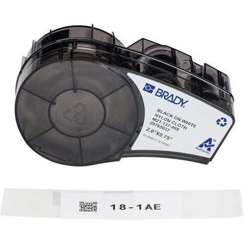 Aggressive Adhesive Multi-Purpose Labels with Ribbon, Black