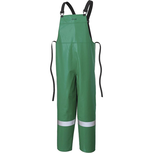 P43 035 CA-43® FR Chemical- & Acid-Resistant Safety Bib Pants, 3X-Large, Green