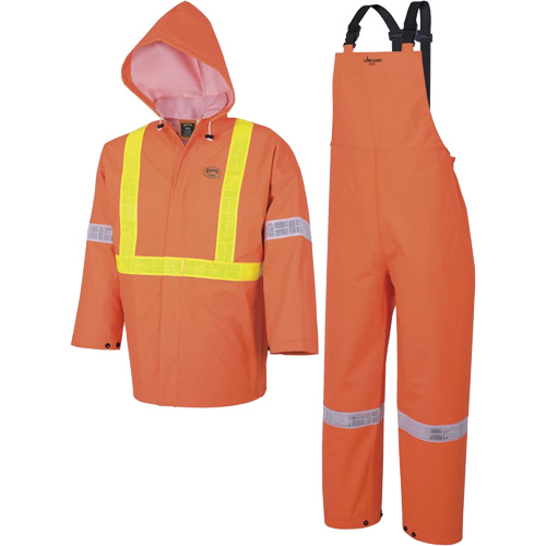 R85 Element FR™ FR 3-Piece Safety Rain Suit, Medium, High Visibility Orange