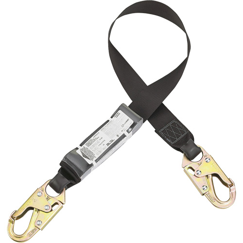 Dynamic™ Dyna-ONE™ Lanyard, 6', Locking Snap Hook Center, Locking Snap Hook Leg Ends, Polyester