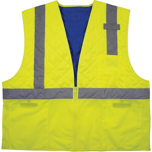 Chill-Its 6668 Safety Cooling Vest, X-Large, High Visibility Lime-Yellow