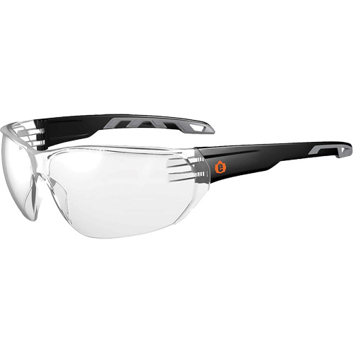 Skullerz VALI Frameless Safety Glasses, Clear Lens, Anti-Fog/Anti-Scratch, ANSI Z87+/Meets/Exceeds CSA Z94.3