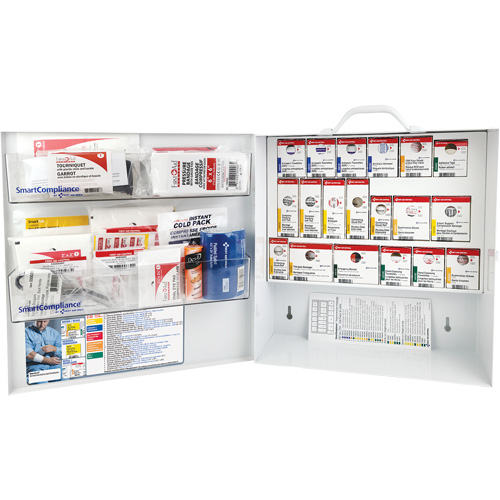 SmartCompliance® First Aid Cabinet, Meets CSA Z1220-17 Type 3 High-Risk Environment, Small (2-25 Workers)
