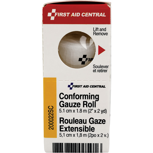 SmartCompliance® Refill Conforming Stretch Gauze Bandage, Roll, 6' L x 2" W, Sterile, Medical Device Class 1