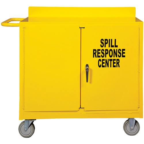 Spill Control Center Cart, 18" L x 38.375" W x 36" H