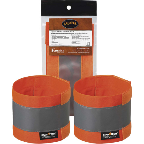 142A High-Visibility Adjustable Ankle Bands