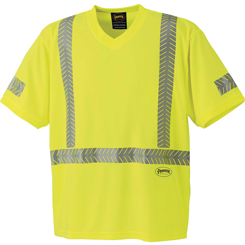6901 Ultra-Cool Ultra-Breathable Safety T-Shirt, Large, High Visibility Lime-Yellow