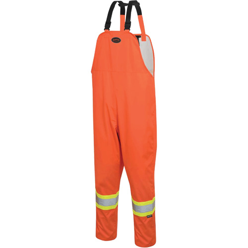 5627 The Rock 300D Bib Pants, Polyester, Medium, High Visibility Orange