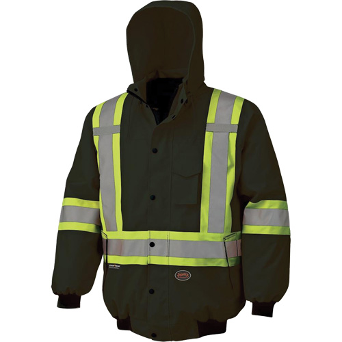 5026 Waterproof 7-in-1 Bomber Jacket, Polyester, Black, X-Large