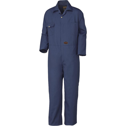 515 Coveralls with Brass Zipper, Men's, Navy Blue, Size 60