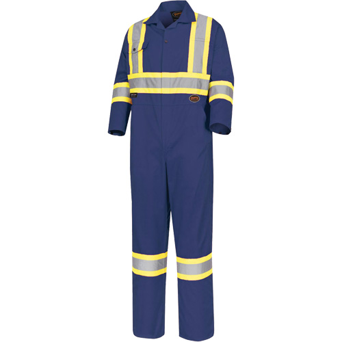 5516T Safety Coveralls, 46 (Tall), Navy Blue