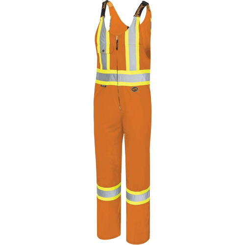 6617T Overalls, Polyester, 40, High Visibility Orange