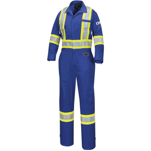 7704W FR-Tech® Women's FR/Arc-Rated Coveralls, Size Medium, Royal Blue, 10 cal/cm²