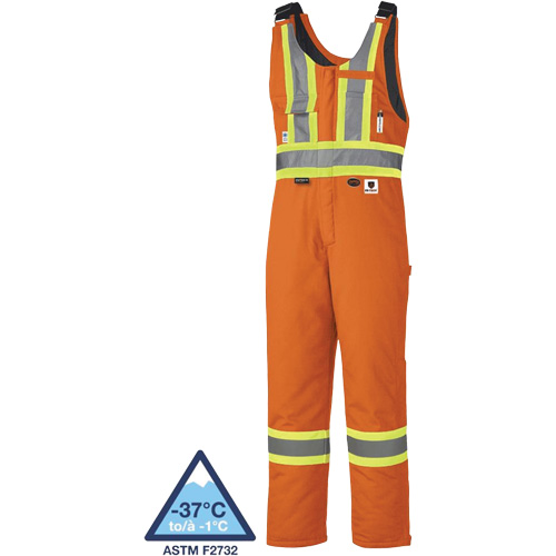 5534A Flame-Resistant Quilted Safety Overalls, 2X-Large, Orange