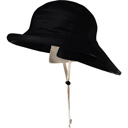 D5050 Black Dry King® Offshore Traditional Sou'wester Hat, X-Large, Black, Rubber