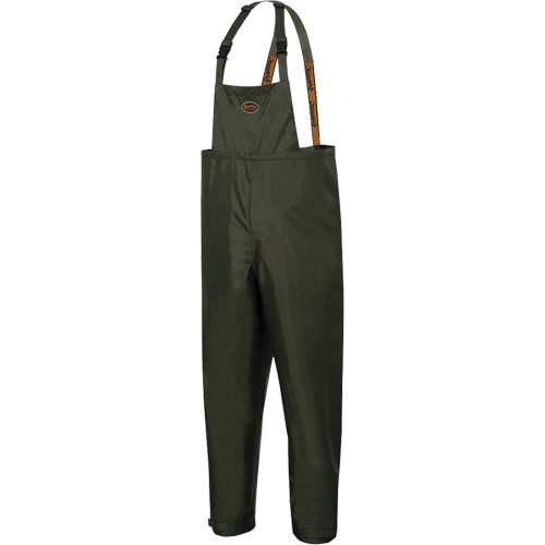 D8120P Nailhead Ripstop Tree Planter Bib Pants, 5X-Large, Polyester/PVC, Green