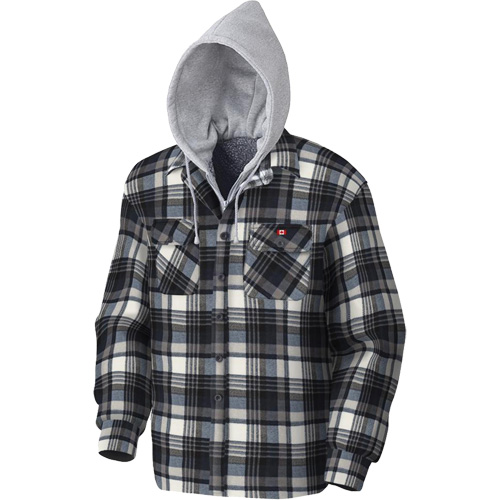 415BG Quilted Hooded Shirt, Men's, 4X-Large, Multi-Colour