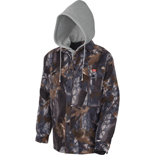415CM Quilted Hooded Shirt, Men's, 4X-Large, Multi-Colour