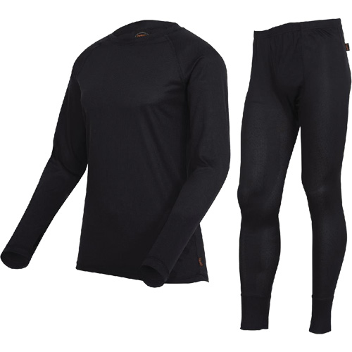 D2200A Premium Quick-Dry & Moisture-Wicking Underwear Set, Men's, Medium, Black