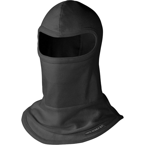 C214BK Medium-Knit 1-Hole Balaclava, Black, Nomex®